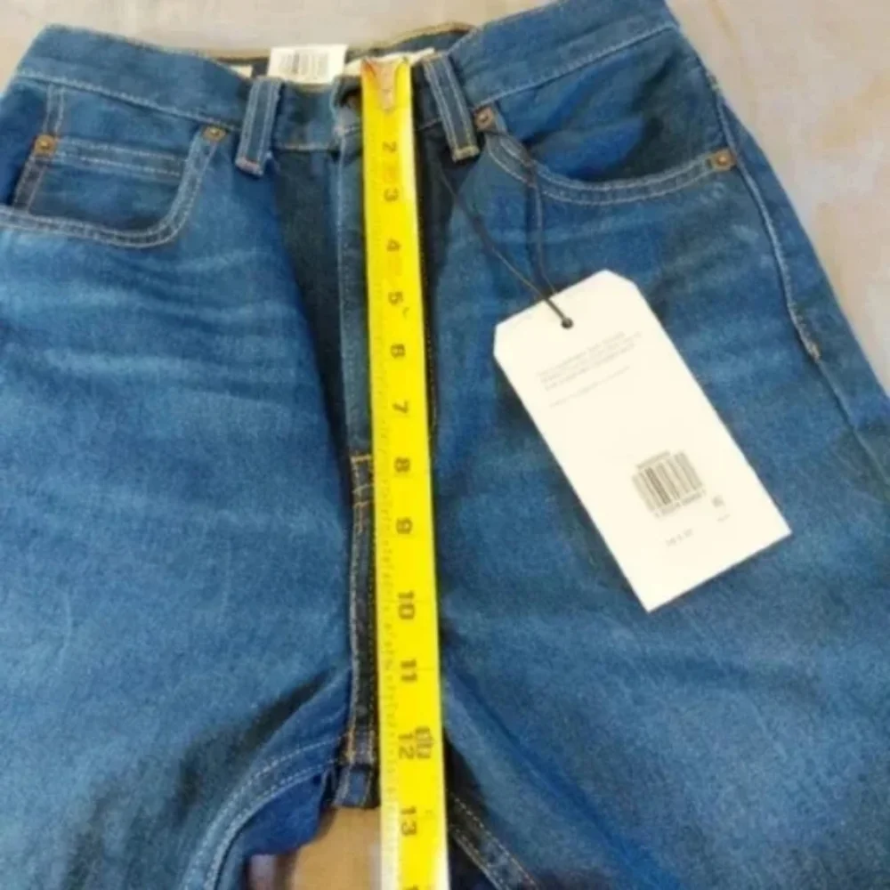 Levi's High Rise Waisted 70's Flare Denim Jeans Standing Steady Pants - Picture 5 of 8